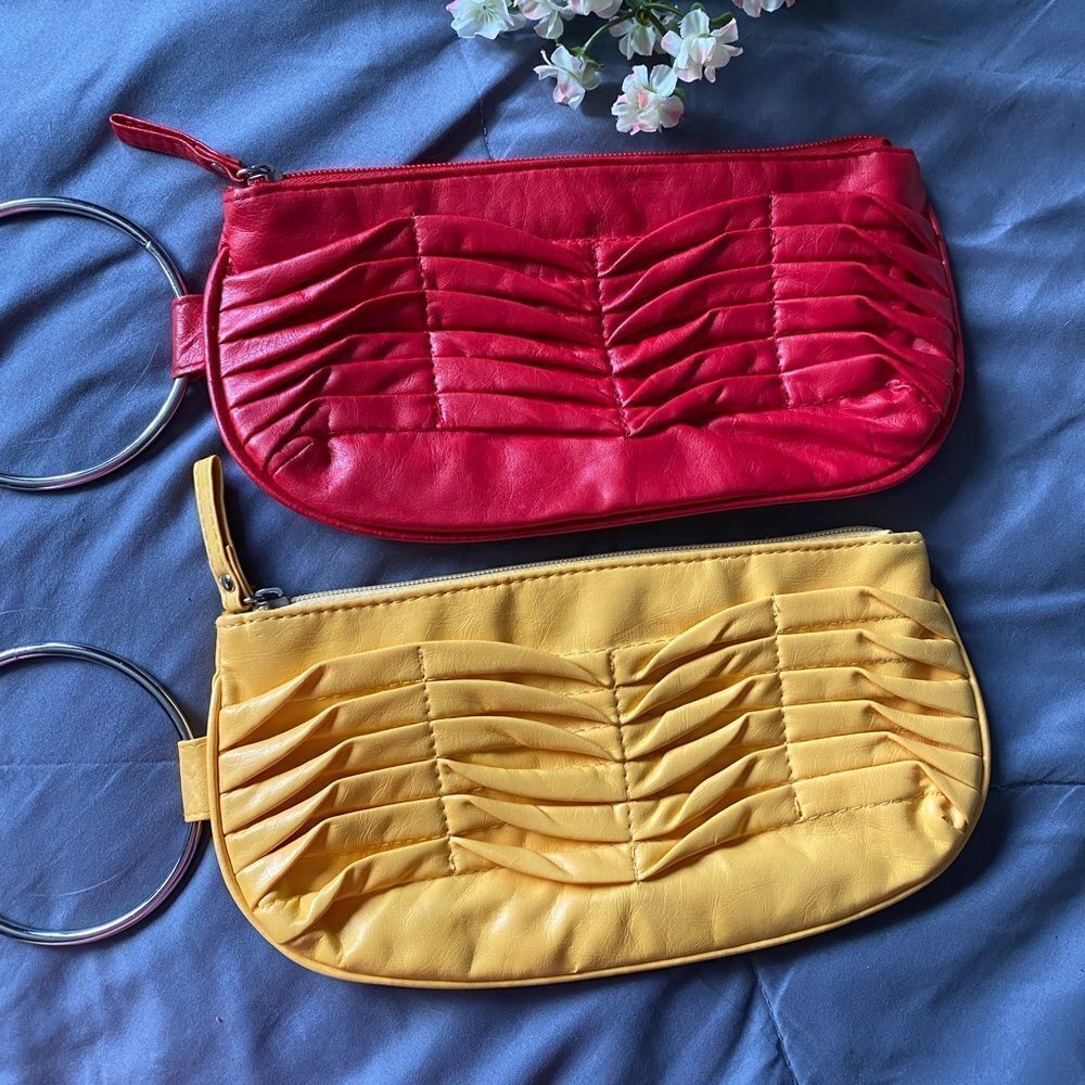 BUNDLE OF (2) Chateau rushed brand new super cute Ringlet wristlet,